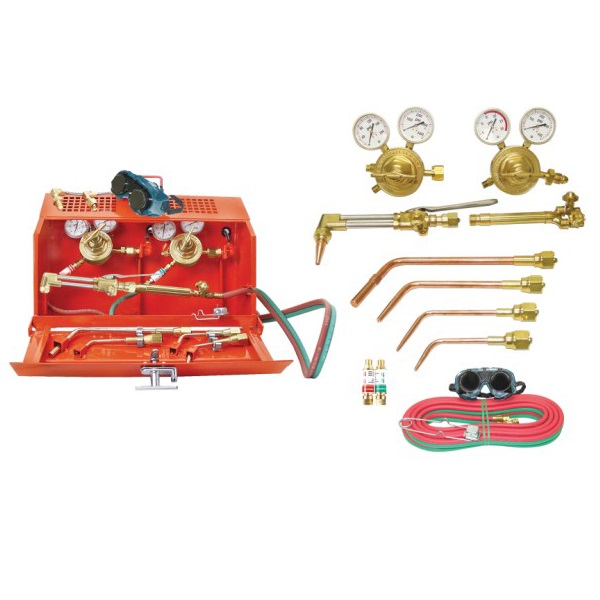 Uniweld Rollin Roughneck Heavy-Duty Cutting and Welding Outfit with Cart 13-Piece Set Model Number86050 Oxyacetylene 