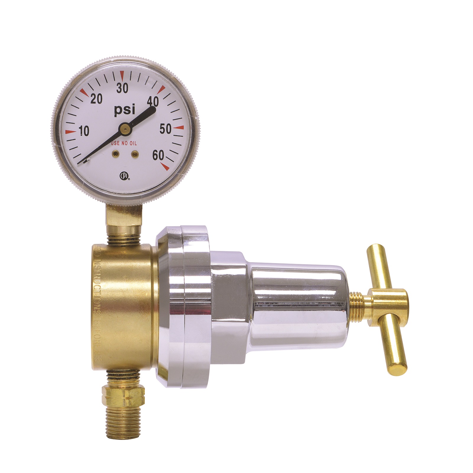 Uniweld RUH8212 Medium/Heavy Duty Single Stage LPG and All fuel gas Regulator with a CGA510 Inlet 